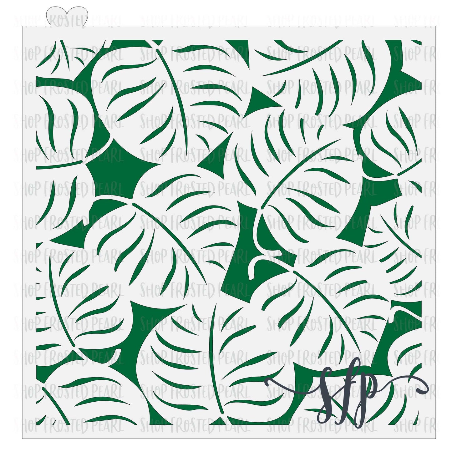 Large Leaves - Stencil