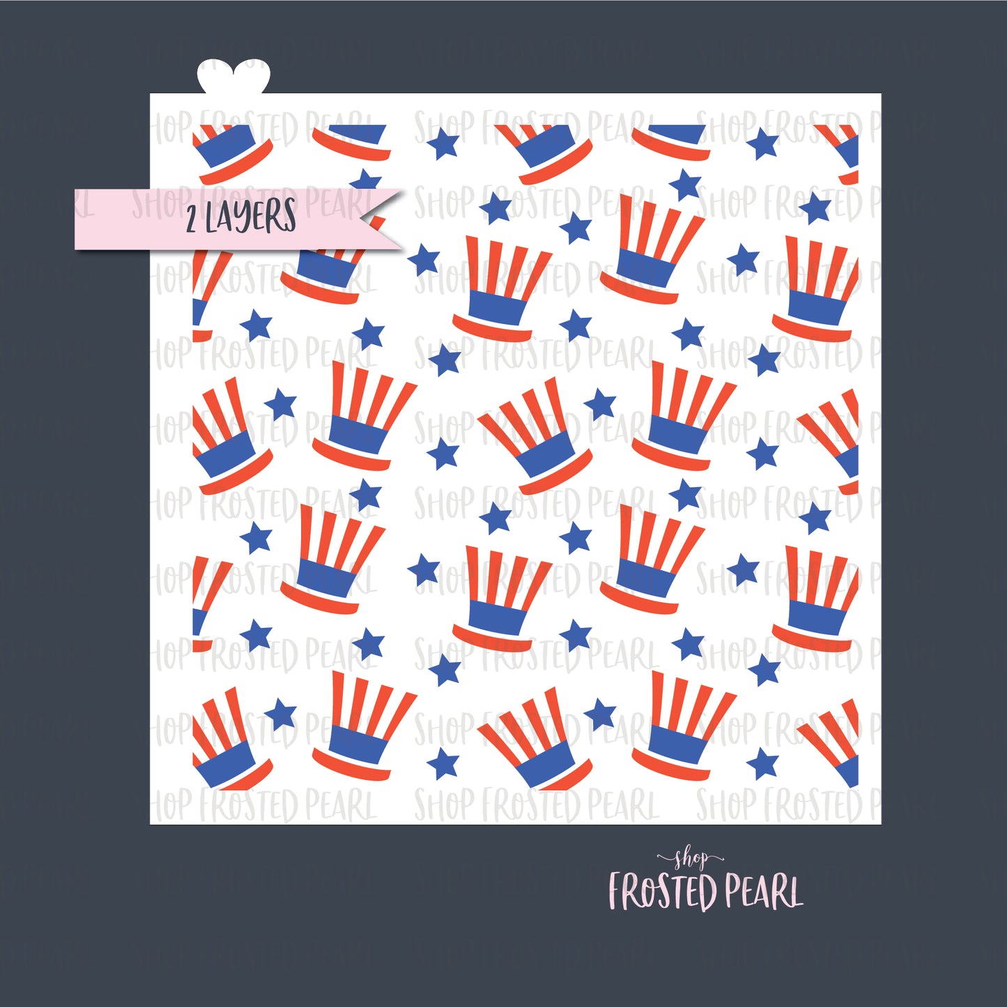 Uncle Sam Hat - Stencil