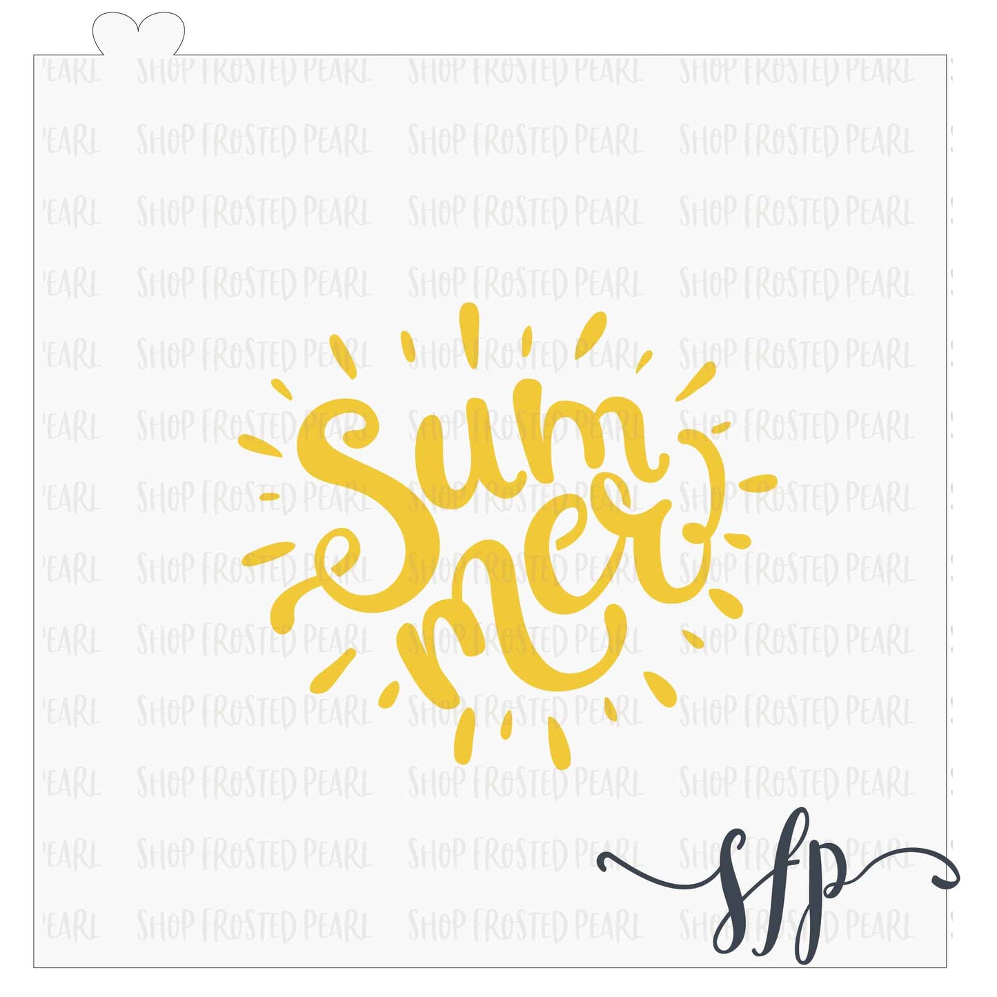 'Summer' Lettering - Stencil