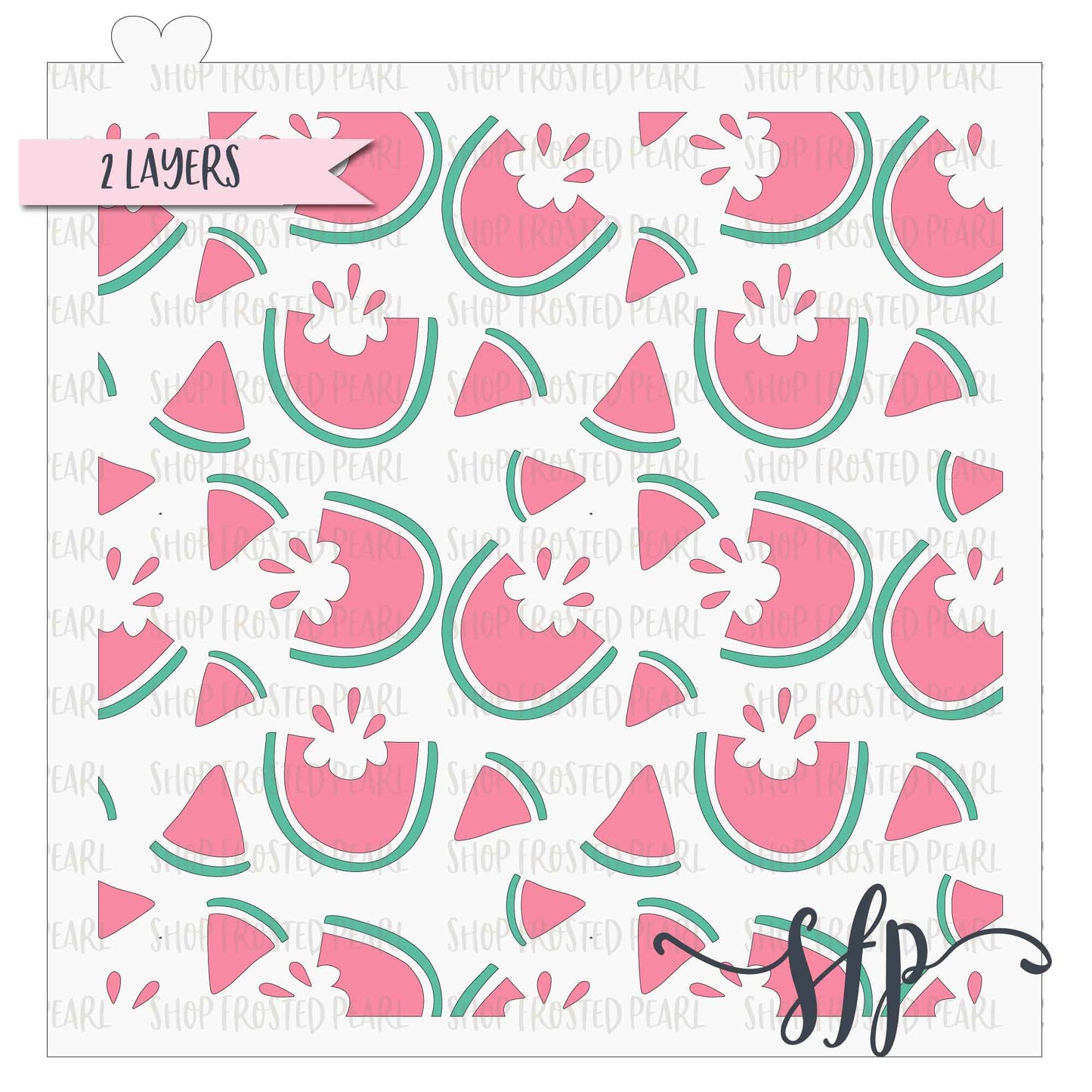 Watermelon Bites - Stencil