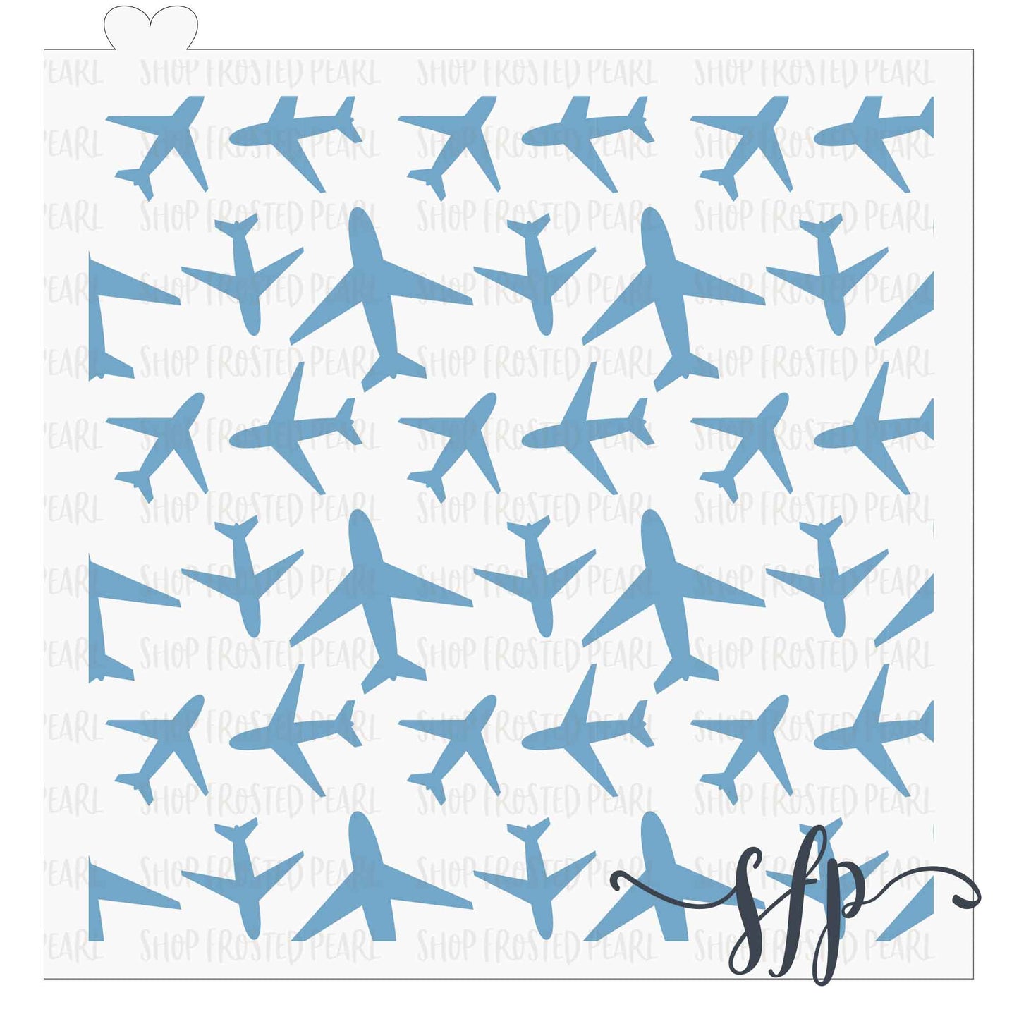 Airplane Scatter - Stencil