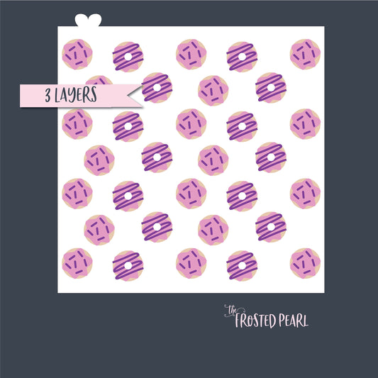 Iced Donut - Stencil