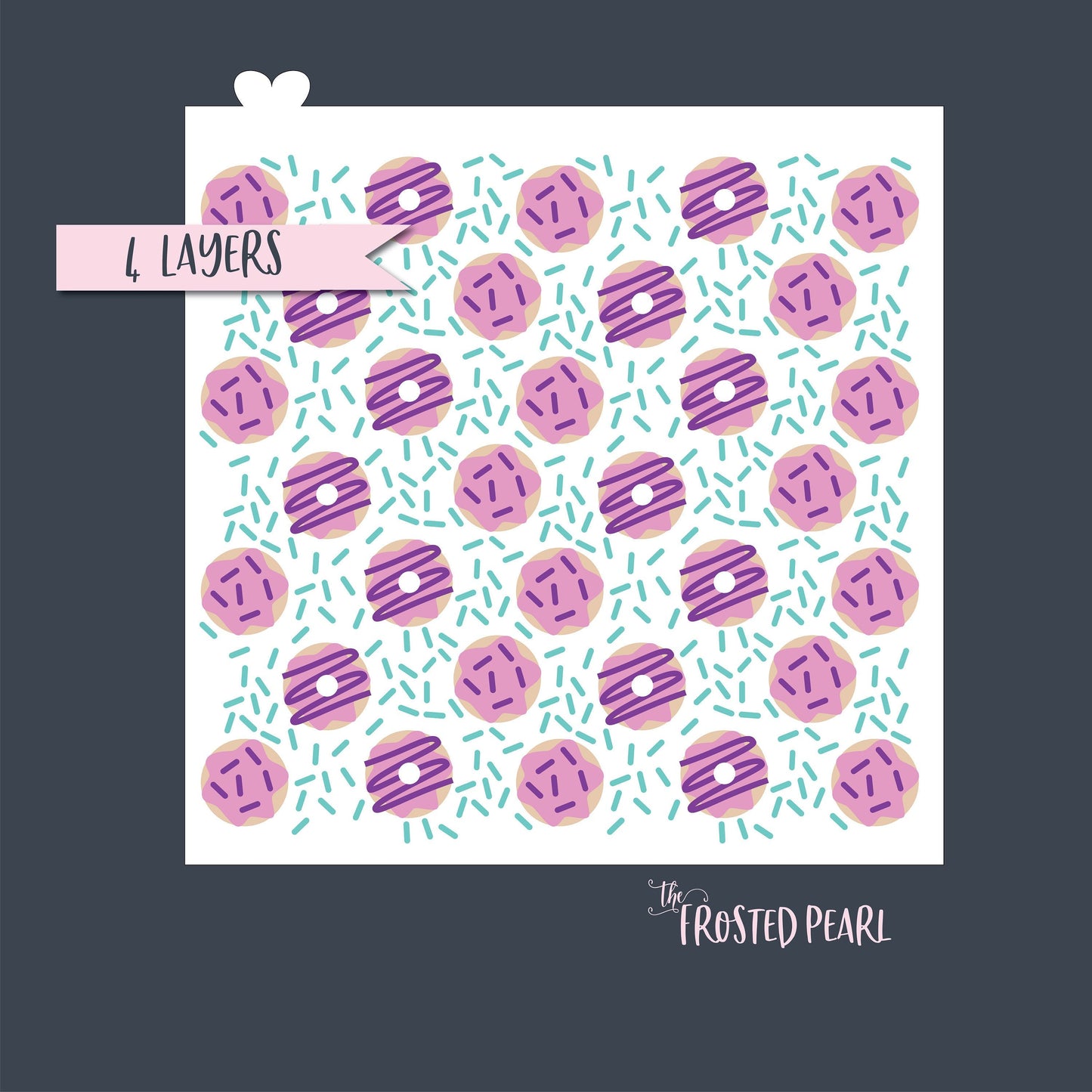 Iced Donut - Stencil