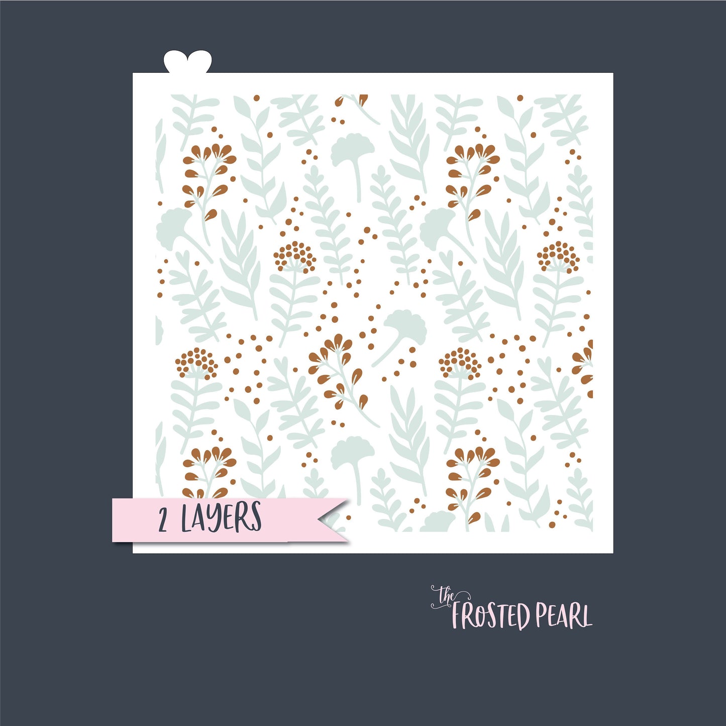 Modern Blossoms - Stencil