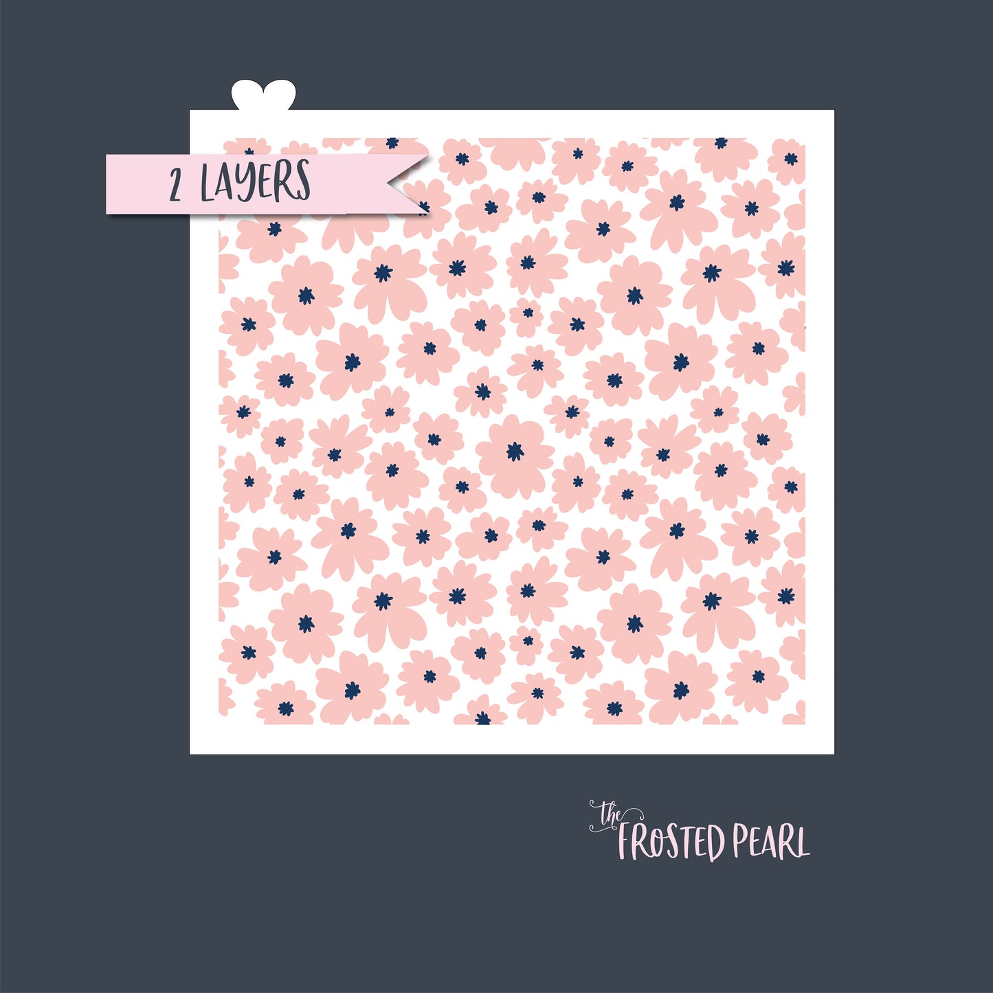 Groovy Florals - Stencil