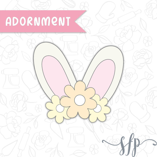 Floral Bunny Ears - Adornment Cutter