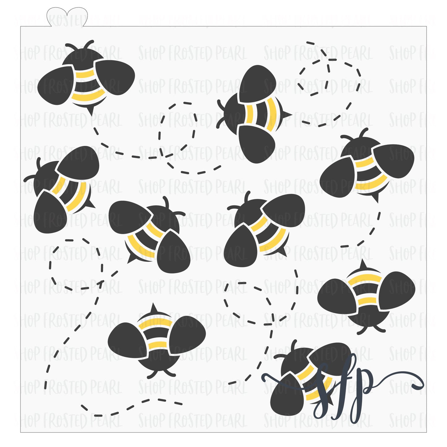 Bumble Bee Trails - Stencil – Shop Frosted Pearl bumble-bee-trails-stencil-shop-frosted-pearl