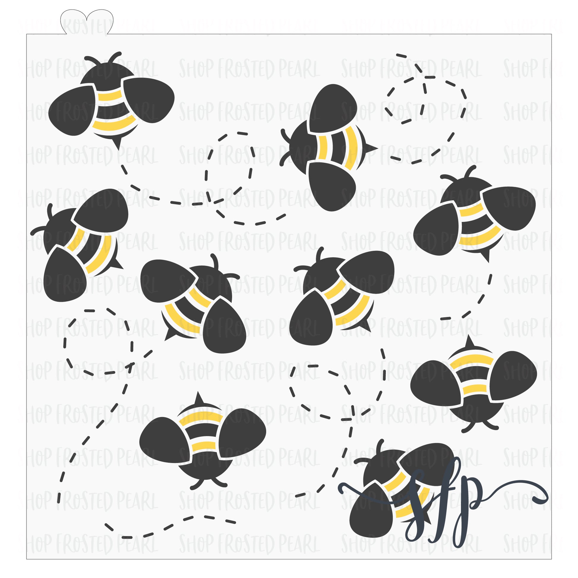 Bumble Bee Trails - Stencil – Shop Frosted Pearl bumble-bee-trails-stencil-shop-frosted-pearl
