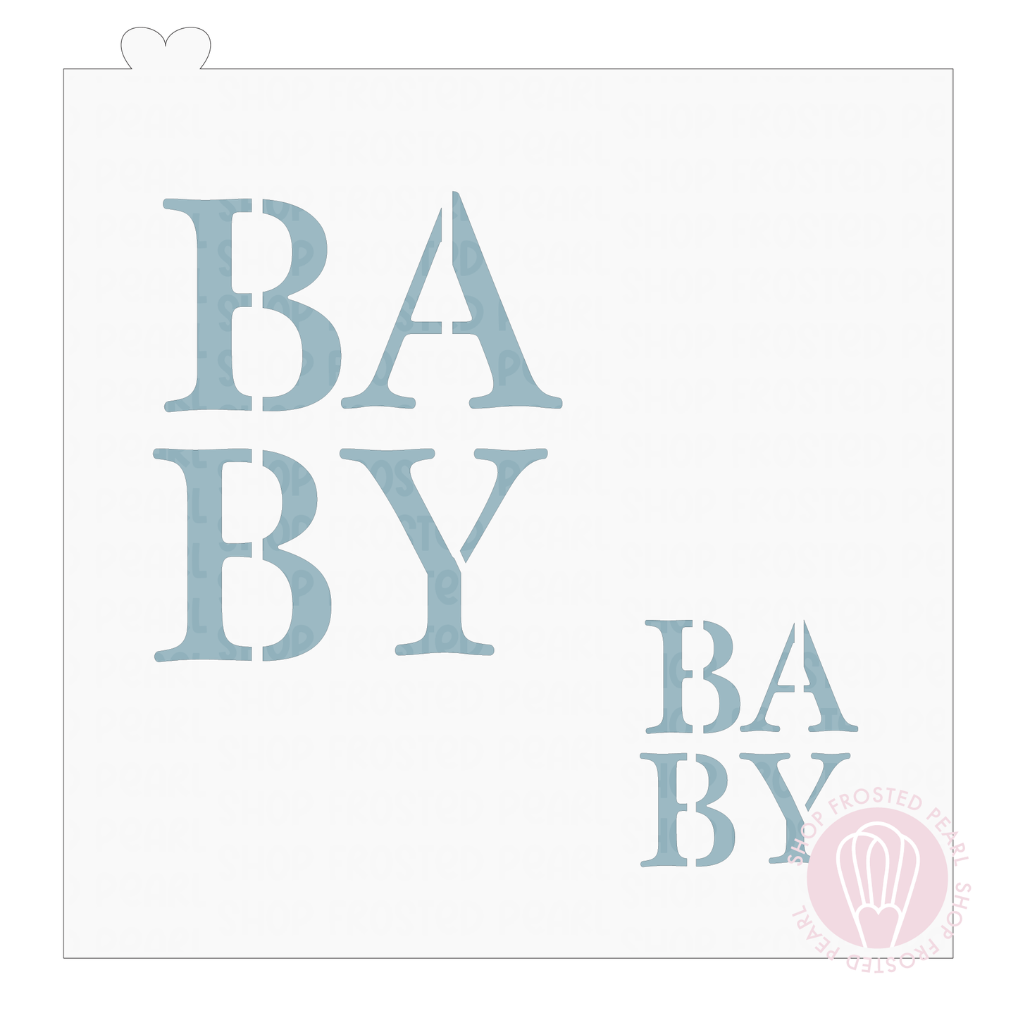 BABY Lettering- Stencil