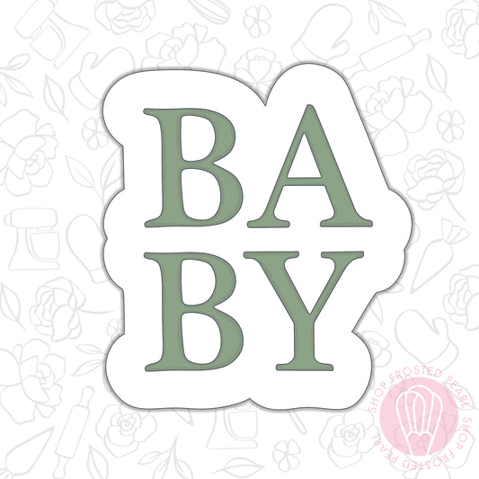 BABY Lettering - Cutter