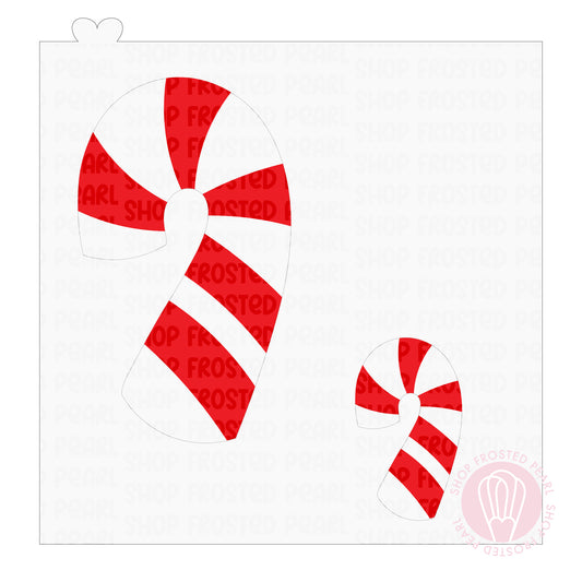 Candy Cane Set - Stencil