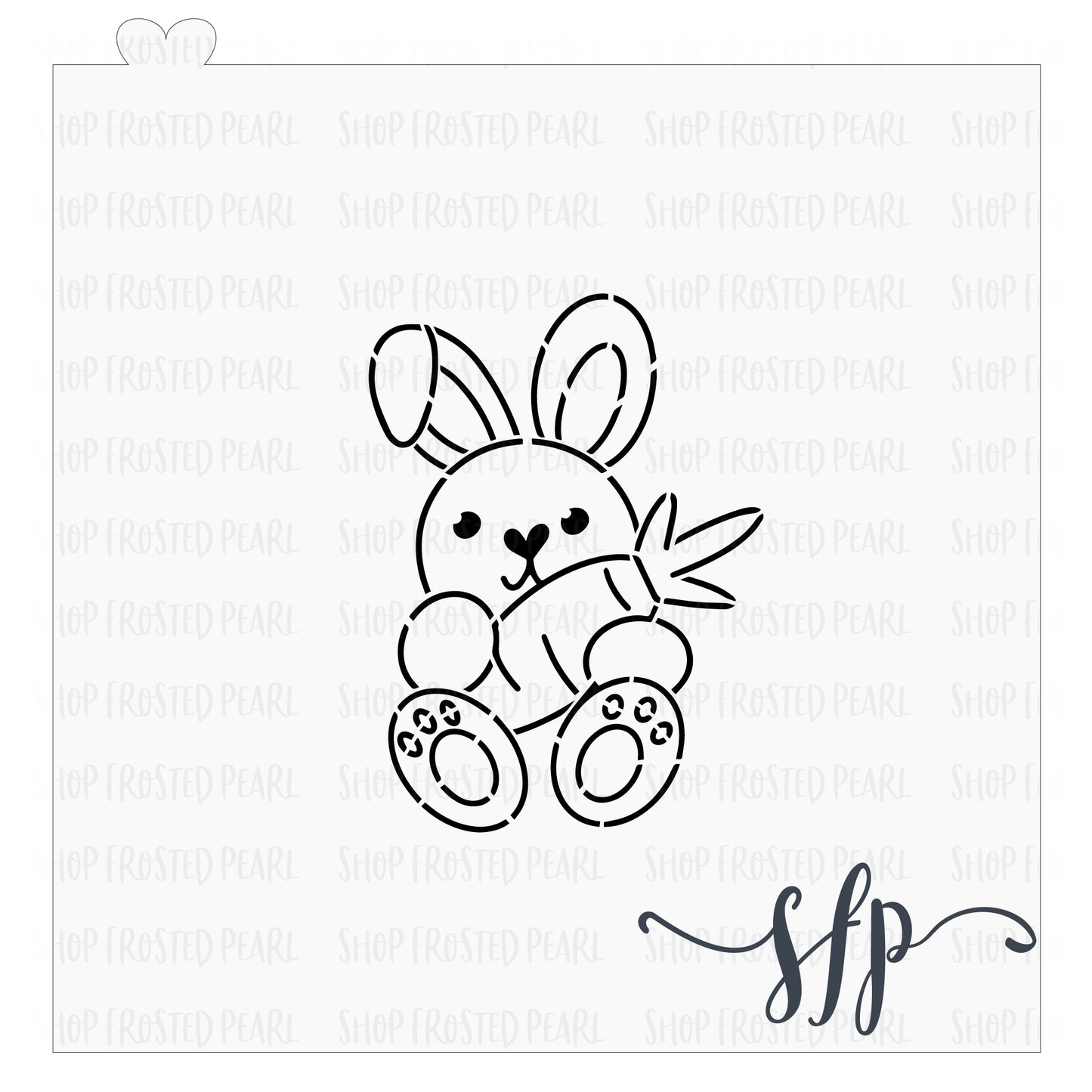 Bunny & Carrot PYO - Stencil