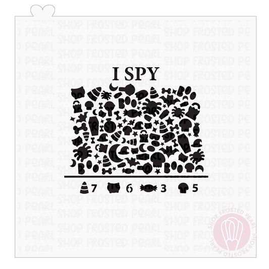 I SPY (Halloween Edition) - Stencil