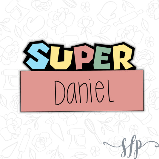the name daniel in bubble letters