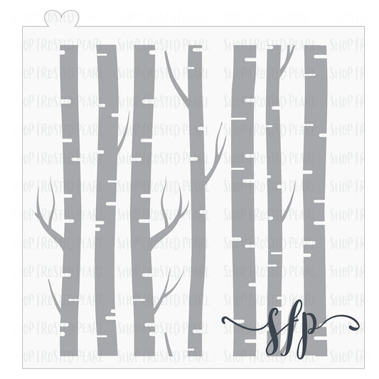Birch Trees - Stencil