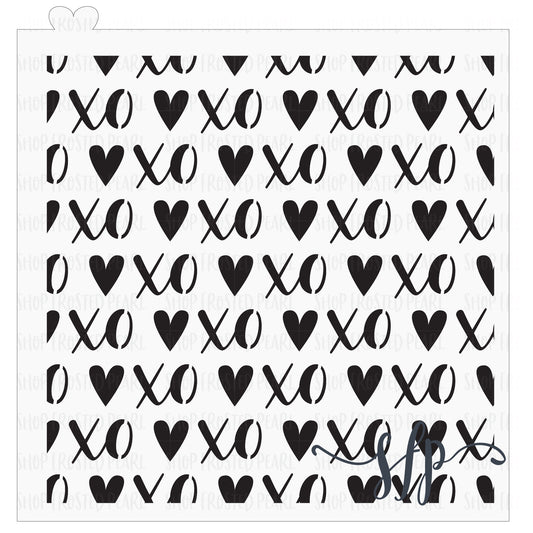 XO Hugs & Kisses - Stencil