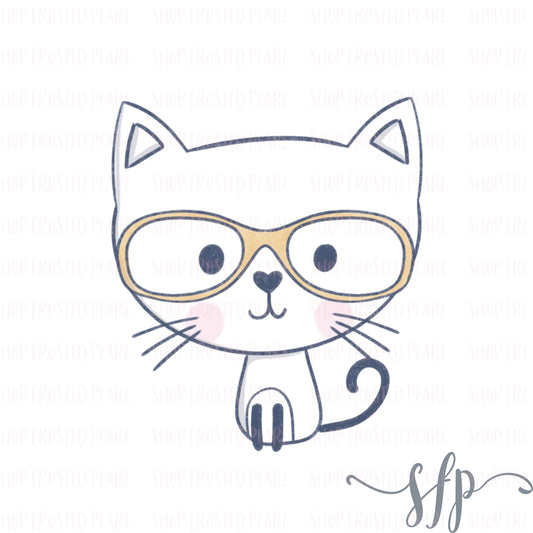 Kitty with Glasses - Cutter