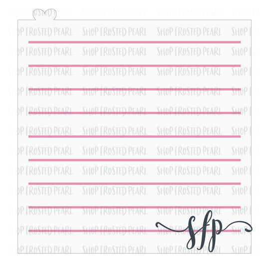 Pin Stripes - Stencil