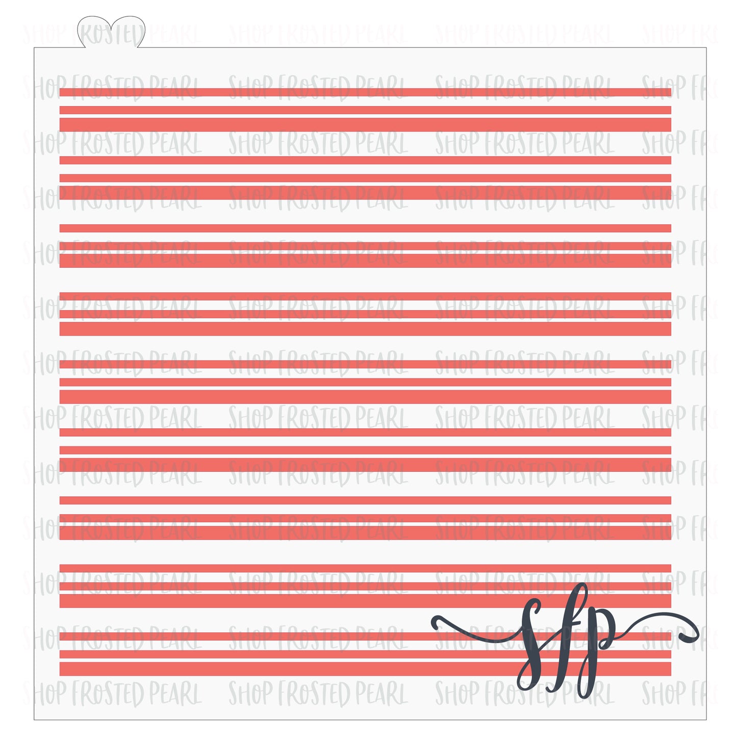Candy Stripes - Stencil