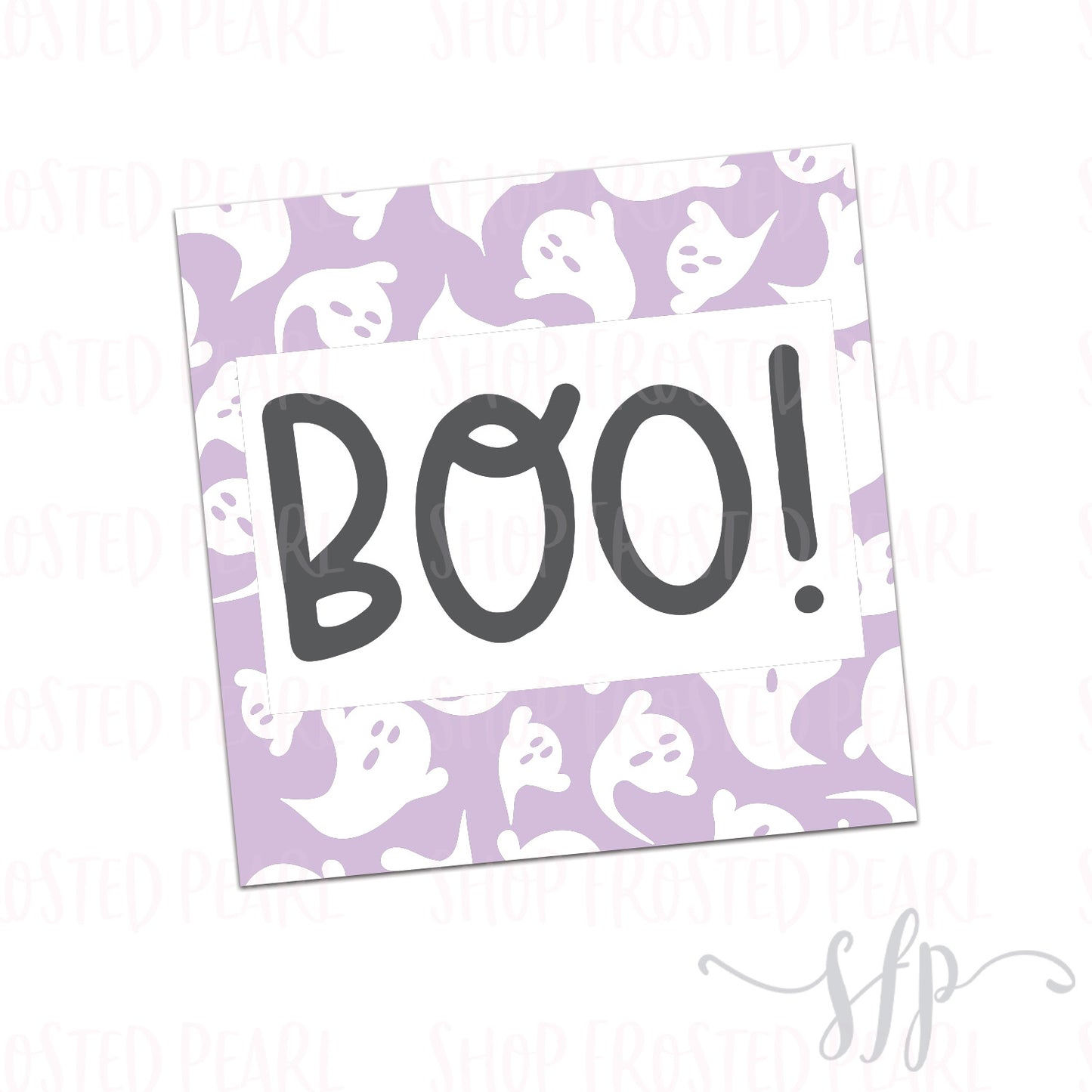 Boo! - Printable Tag