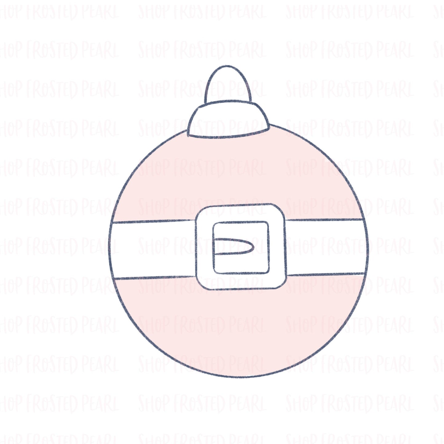 Santa Belt Ornament- Cutter