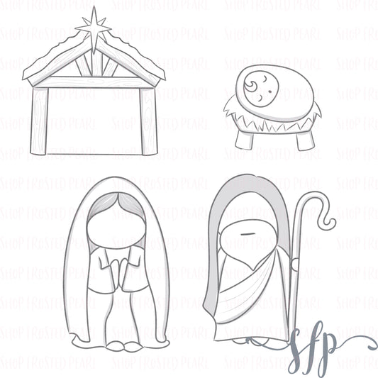 Nativity Bundle (Set of 4) - Cutter