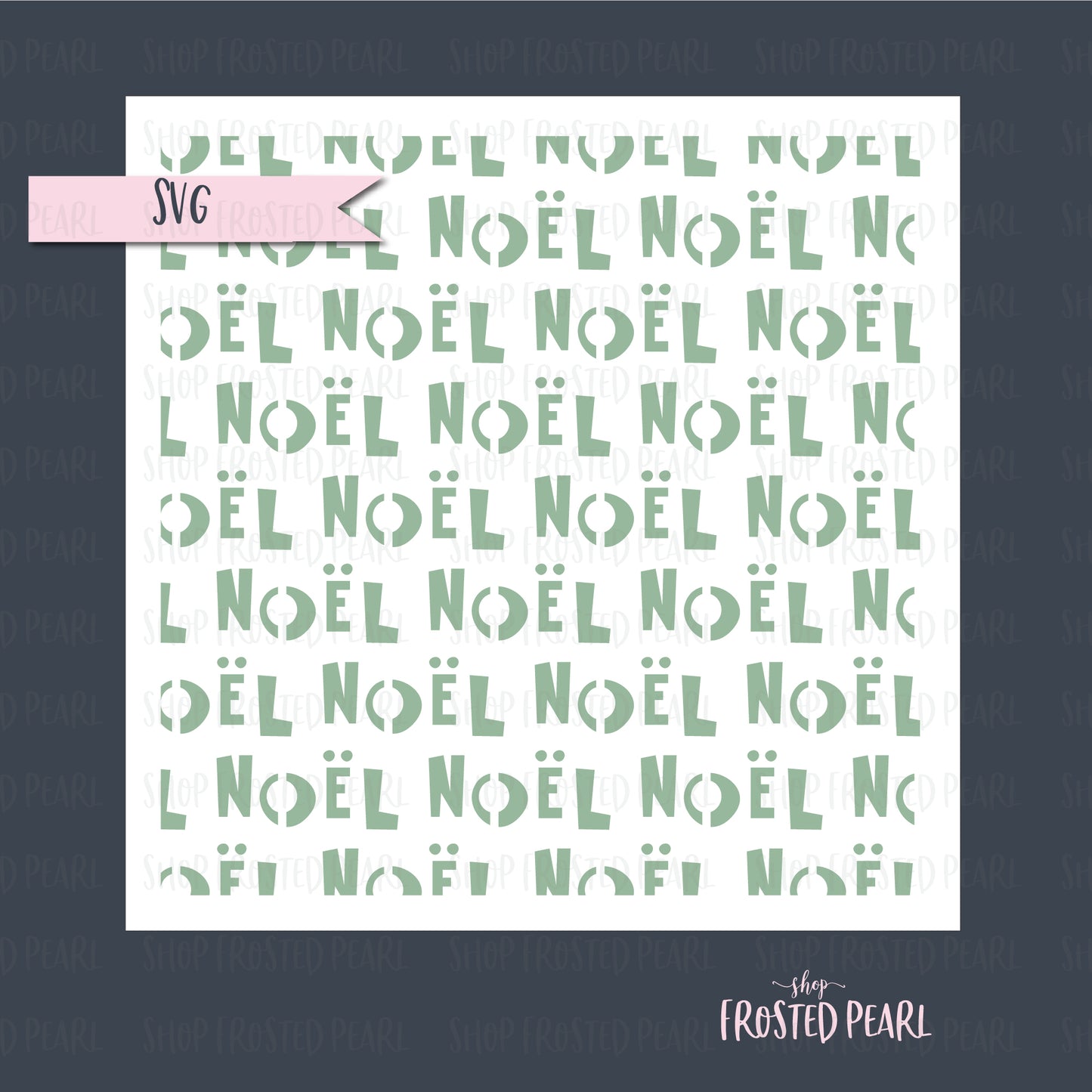 Noel Lettering - Stencil