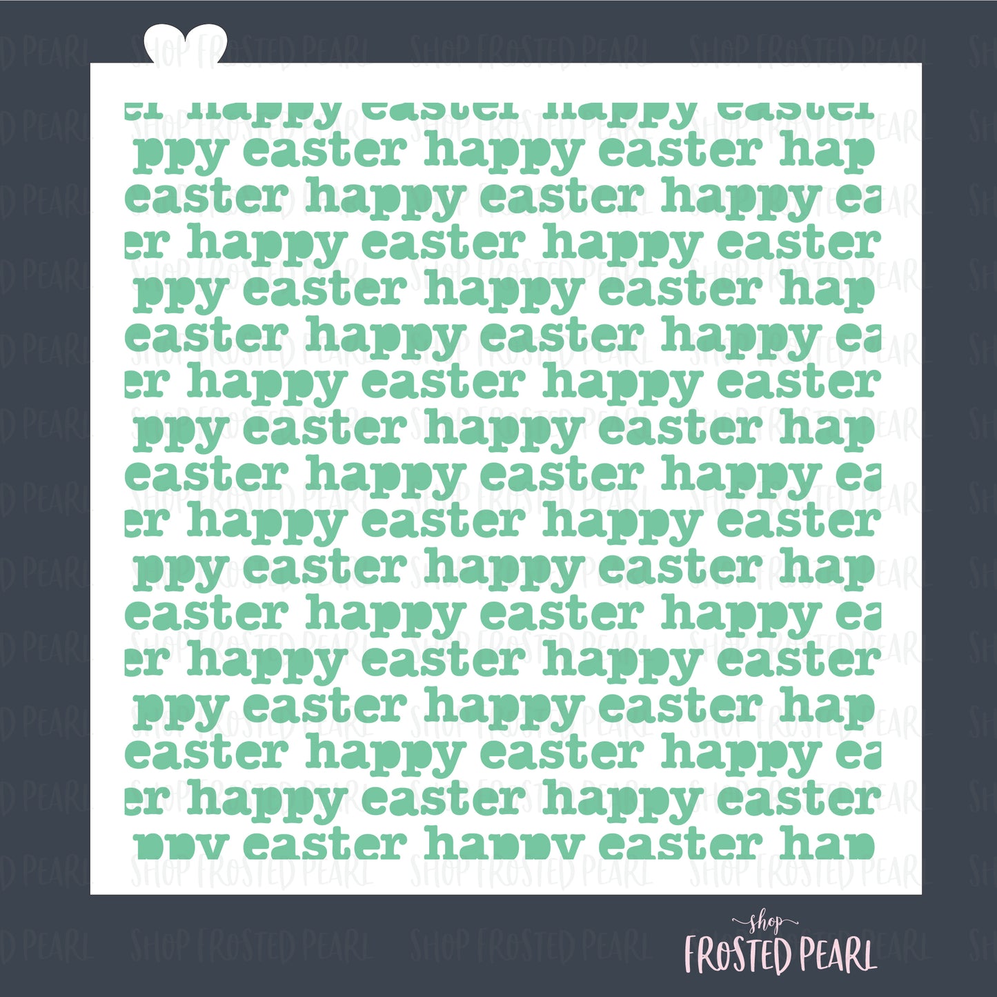 Happy Easter Type - Stencil