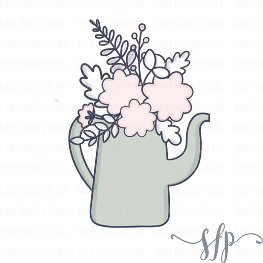 Bouquet in Watering Can - Cutter
