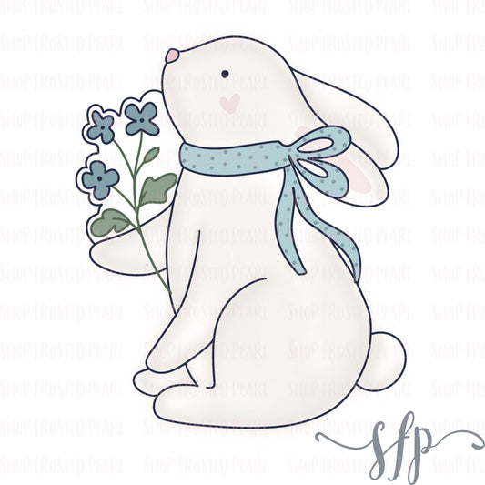 Bunny with Bouquet - Cutter
