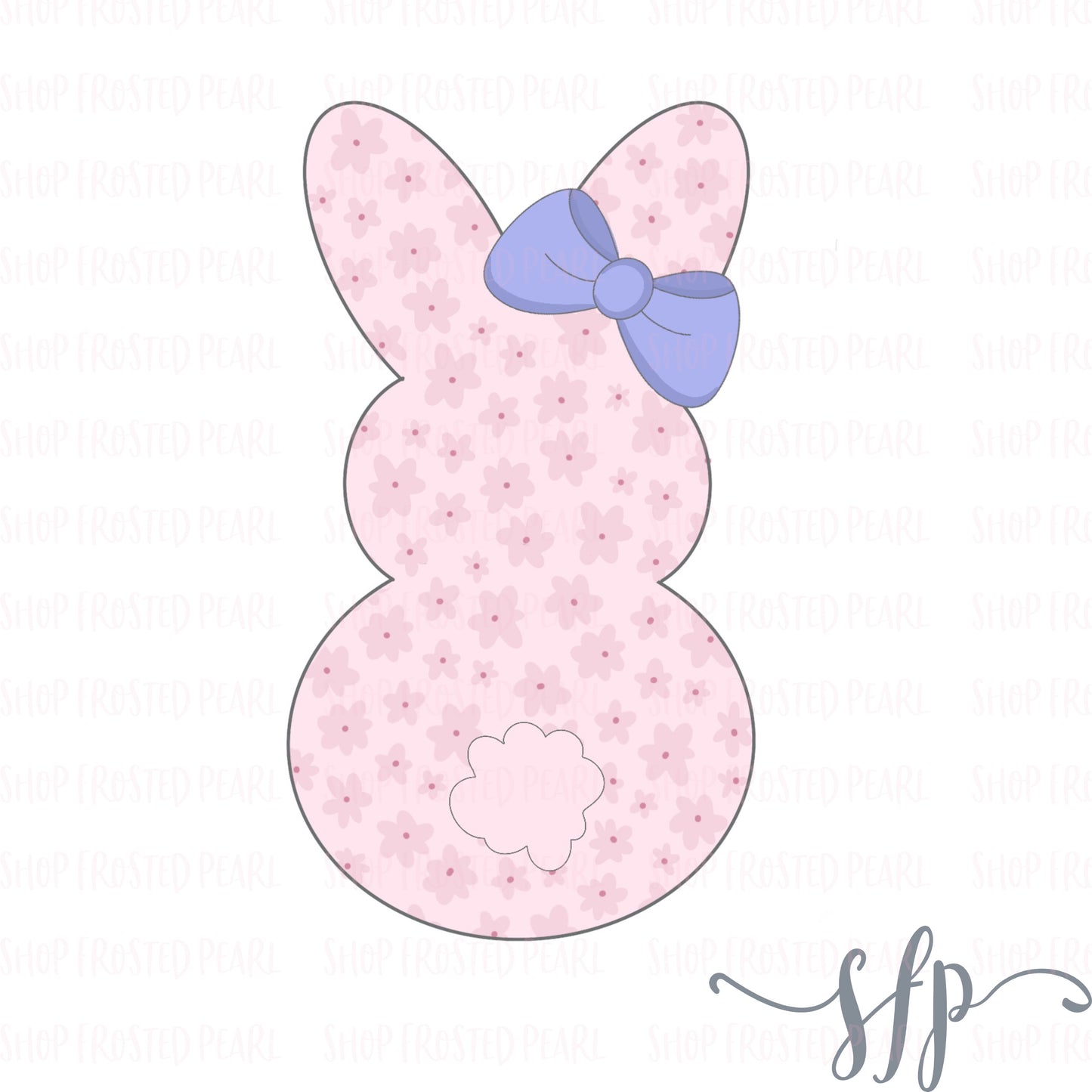 Bow Marshmallow Bunny - Cutter