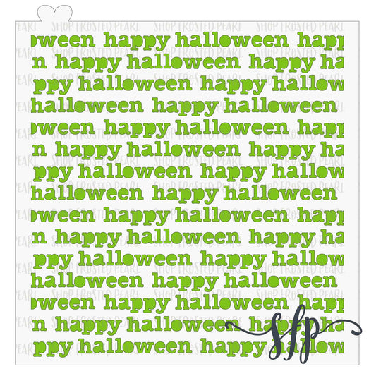 Happy Halloween Type - Stencil