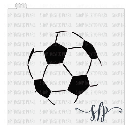 Soccer Ball - Stencil