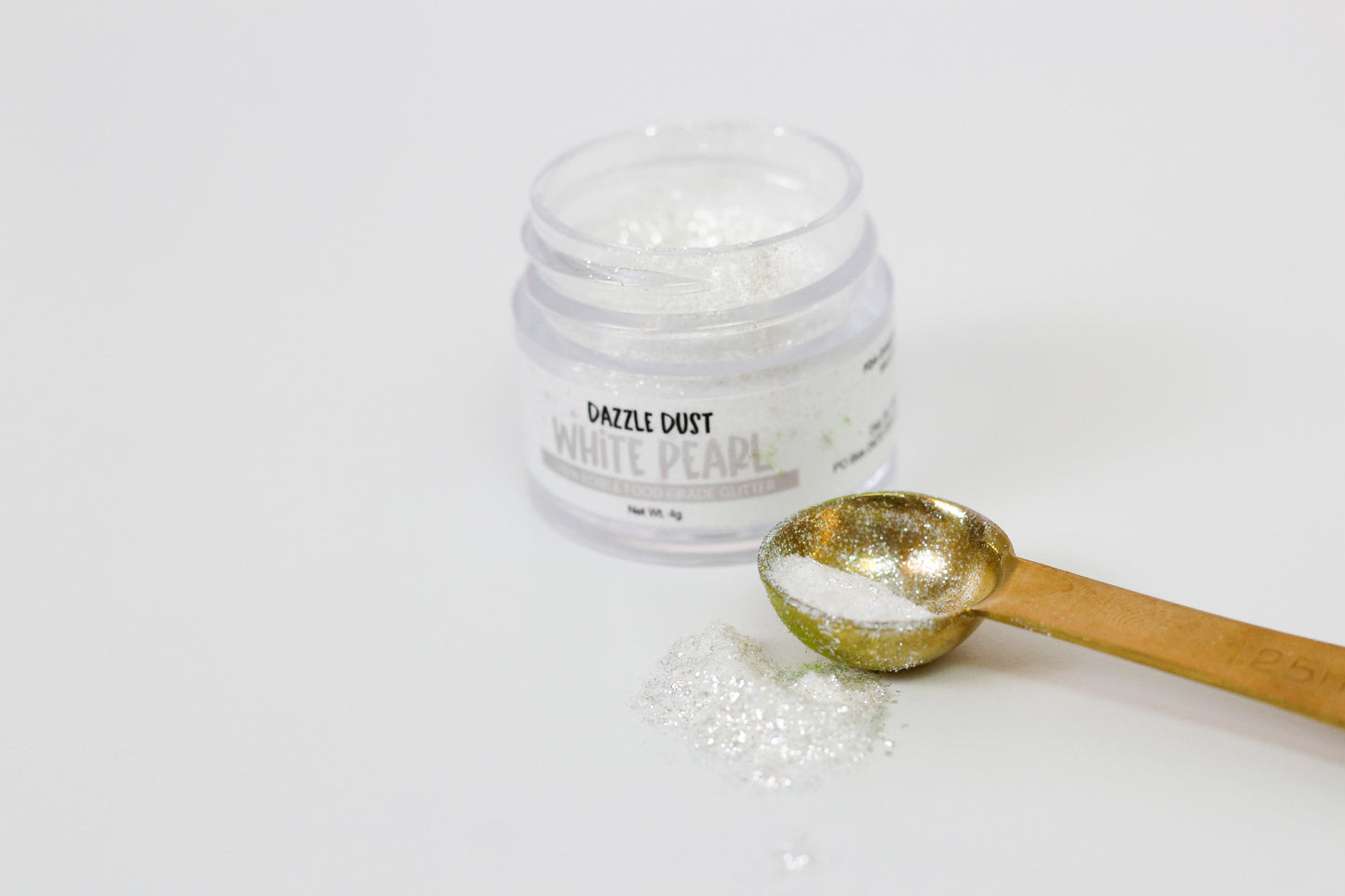 Pearl White Dazzle Dust - Edible Glitter