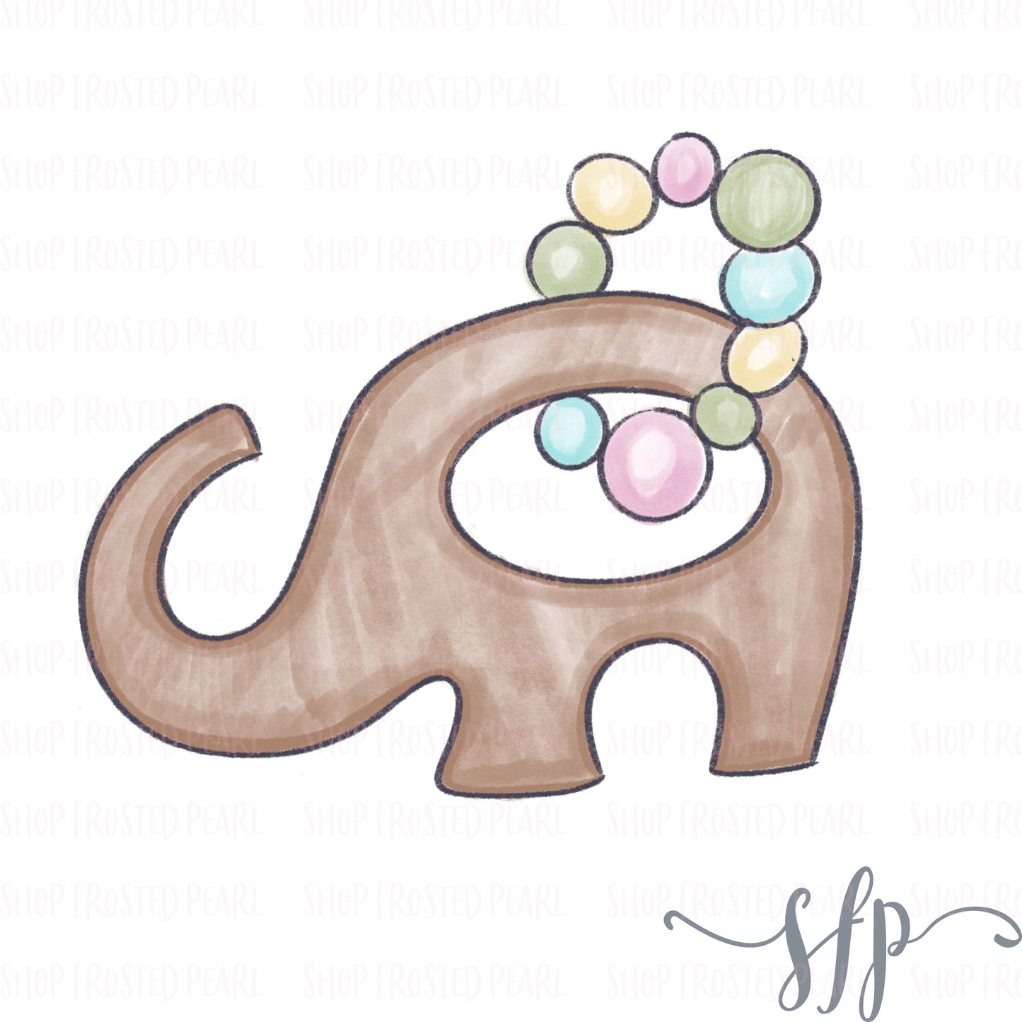 Elephant Baby Teether - Cutter