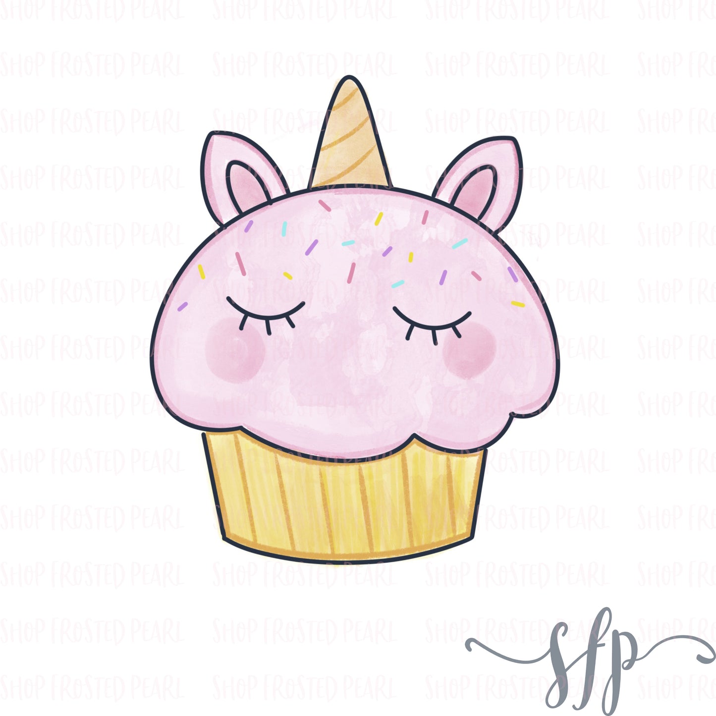 Unicorn Cupcake - Cutter