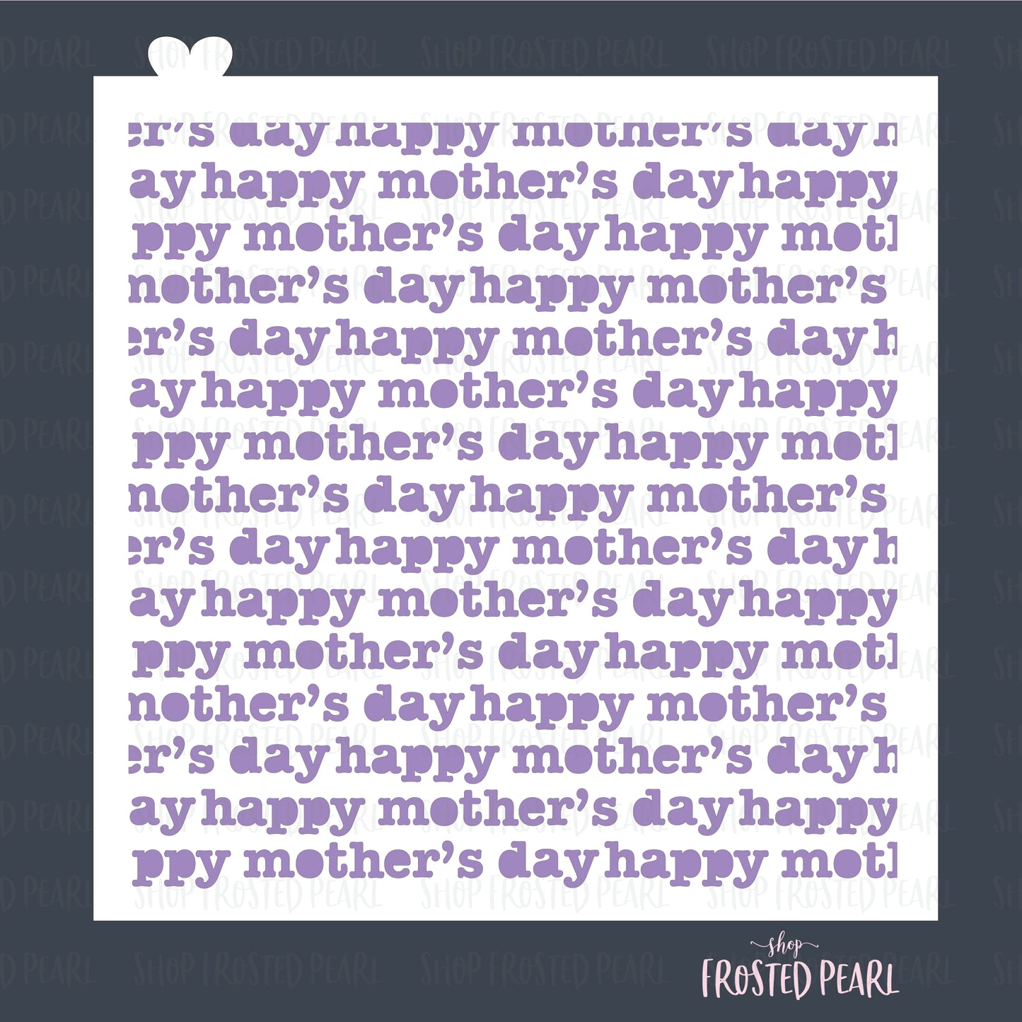 Happy Mother's Day Type - Stencil