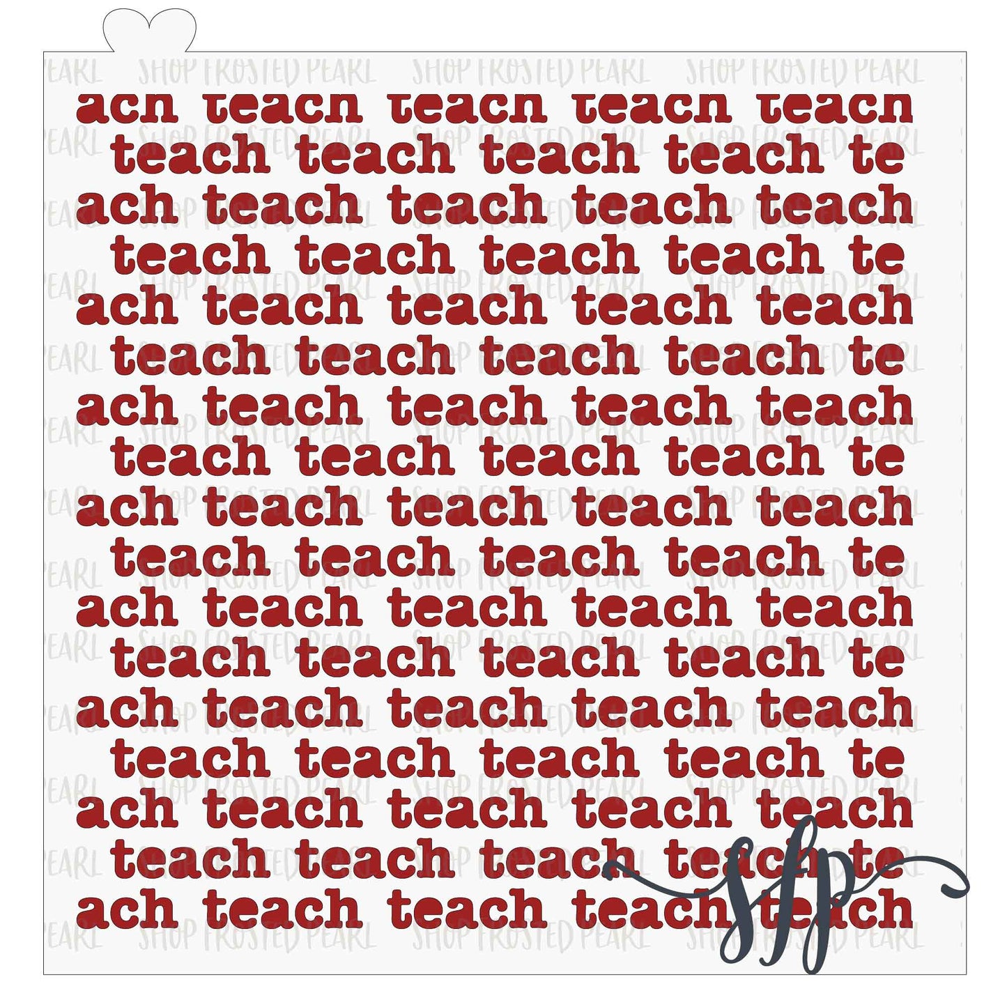Teach Type - Stencil
