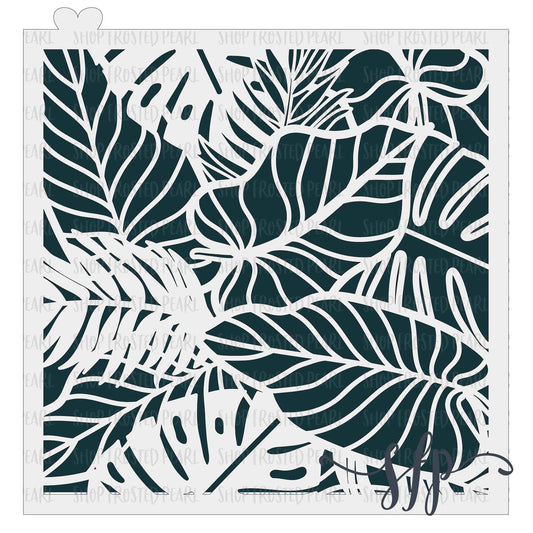 Tropical Leaf - Stencil