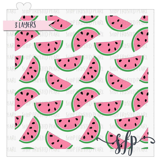 Watermelon - Stencil