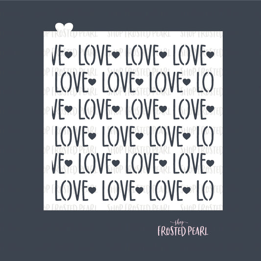 Simple Love - Stencil