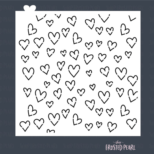 Heart Outline - Stencil